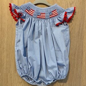 Patriotic Blue and Red Kids Bubble